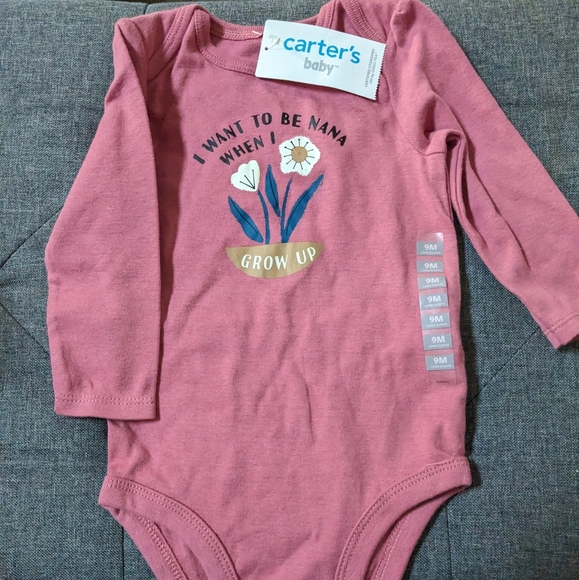 Carter's Other - Carter's Baby * I Want To Be Like Nana When I Grow Up Bodysuit * 9 Months * New